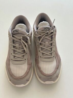 APL Jogger Taupe and Beige Athletic Sneakers